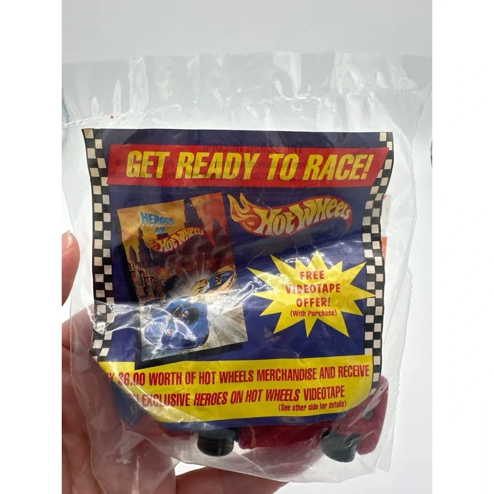 1993 McDonald's Hot‎ Wheels Thunderbird #27 Sealed Racing Series Happy Meal